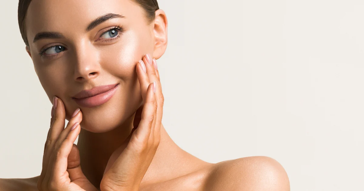 A woman with glowing skin symbolizes the rejuvenating and anti-aging exosome therapy in Houston, TX
